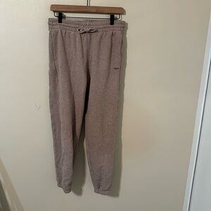 TNA Boyfriend Fit Cozy Fleece Cotton Blend Sweatpant